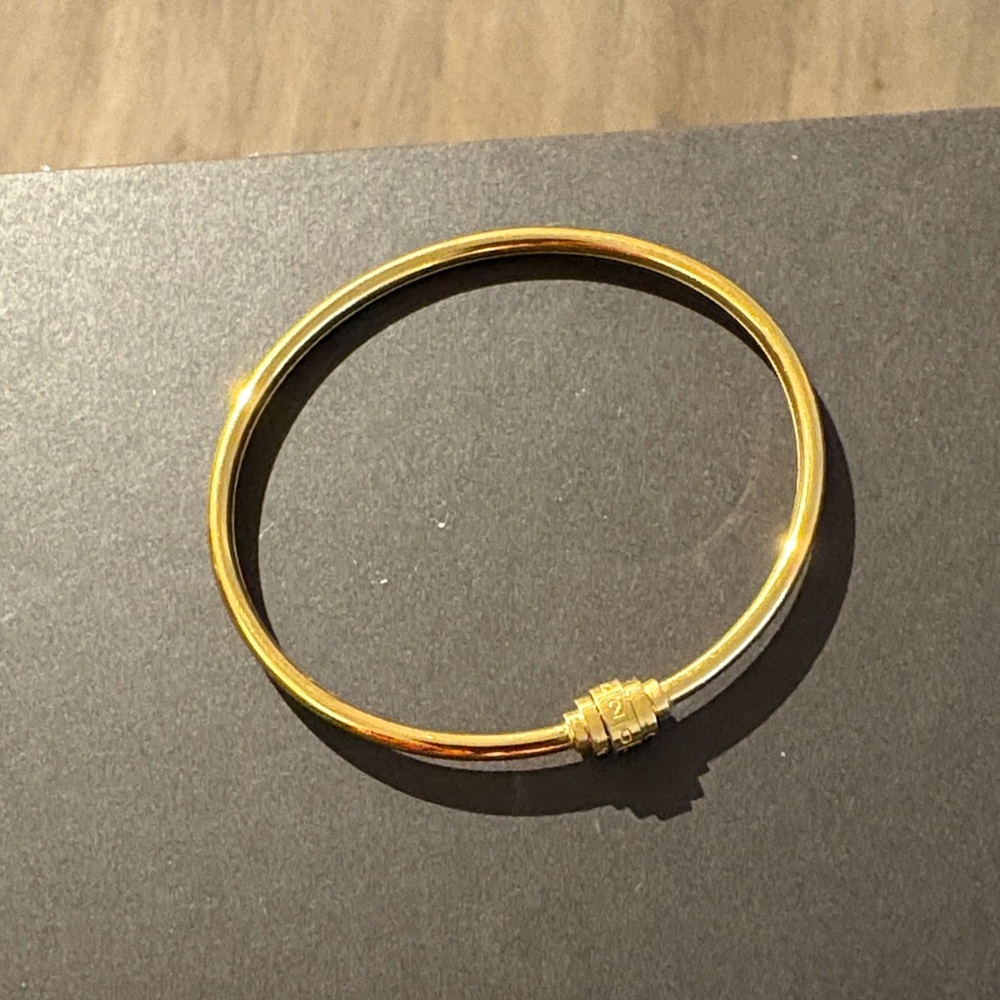 Elegant Gold Bangle Bracelet